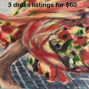 3 dresses for$60! Bundle!